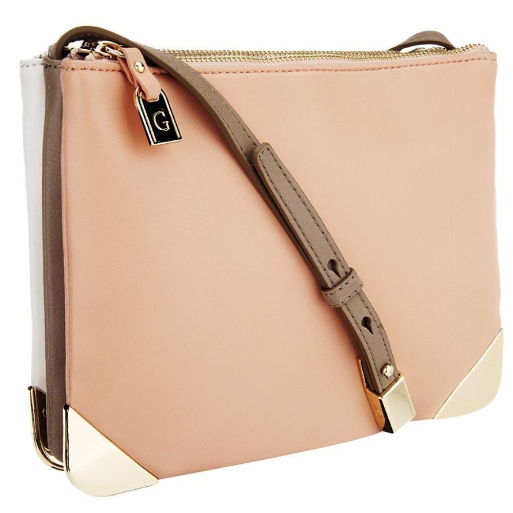 G.I.L.I. Lambskin Leather Triple Compartment Bag